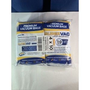 40 Vacuum Bags VEVA Advanced Filters Designed for BB Style Handheld Vacuums